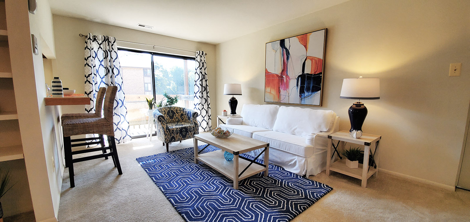 Spacious Living Room at Mountain Ridge Apartments, Glen Burnie, MD, 21061
